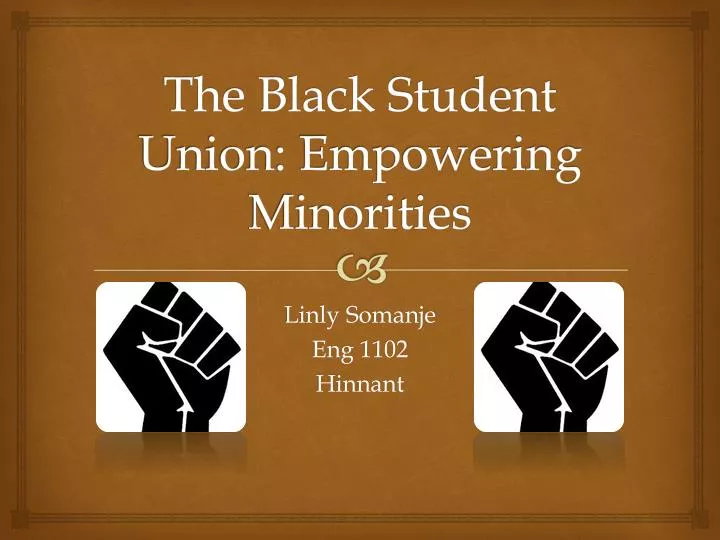 the black student union empowering minorities