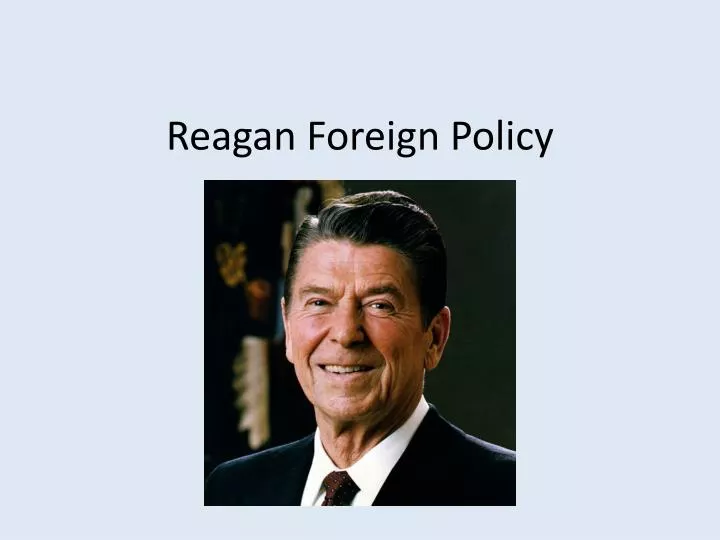 reagan foreign policy