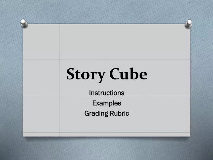story cube