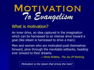 What is motivation?