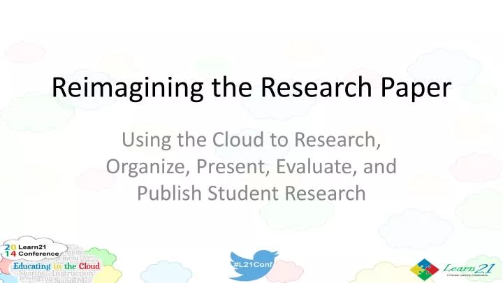 reimagining the research paper