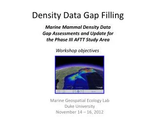 Density Data Gap Filling