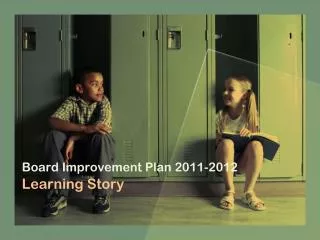 Board Improvement Plan 2011-2012