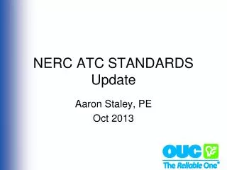 NERC ATC STANDARDS Update