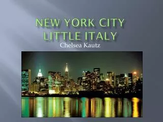 New York City Little Italy