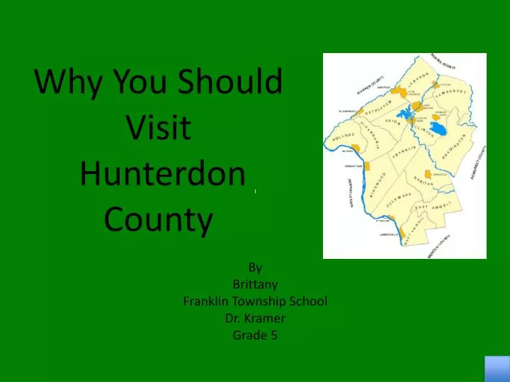 why you should visit hunterdon county