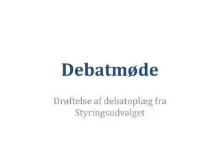 debatm de