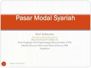 pas ar modal syariah