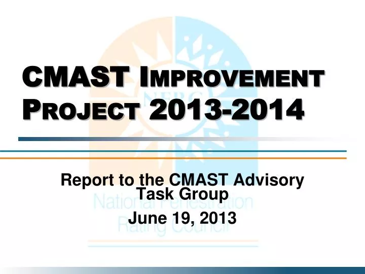 cmast improvement project 2013 2014