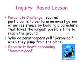 Inquiry- Based Lesson