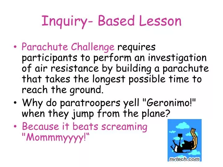 inquiry based lesson