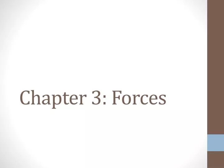 chapter 3 forces
