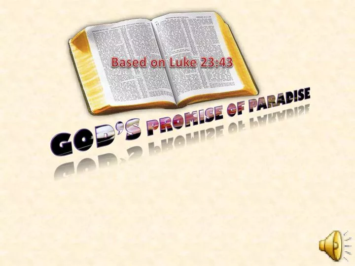 god s promise of paradise