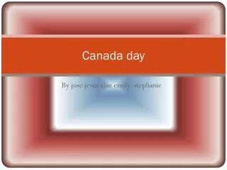 Canada day