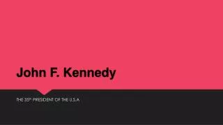 john f kennedy