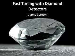 Fast Timing with Diamond Detectors