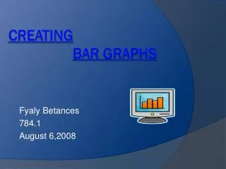 Creating Bar graphs