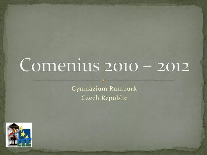 comenius 2010 2012