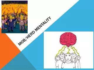 Mob/herd mentality