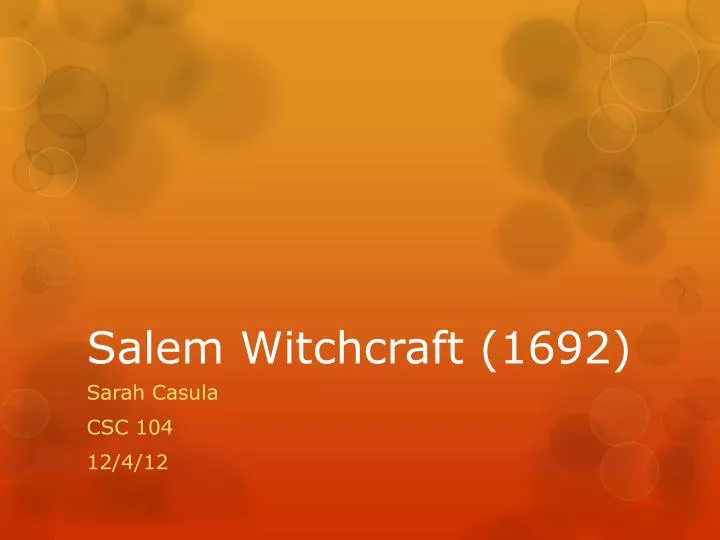 salem witchcraft 1692