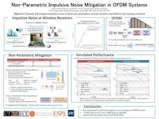 Non-Parametric Impulsive Noise Mitigation in OFDM Systems