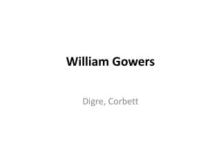 William Gowers