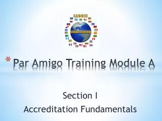Par Amigo Training Module A