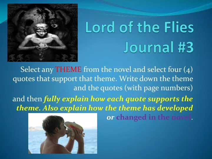 lord of the flies journal 3