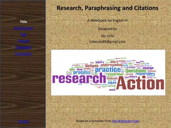 research paraphrasing and citations