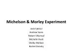 Michelson &amp; Morley Experiment - slide 1