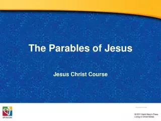 The Parables of Jesus