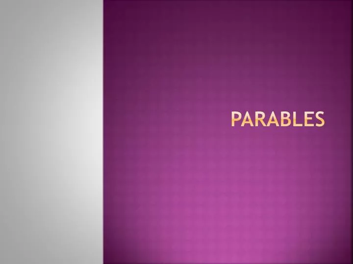 parables