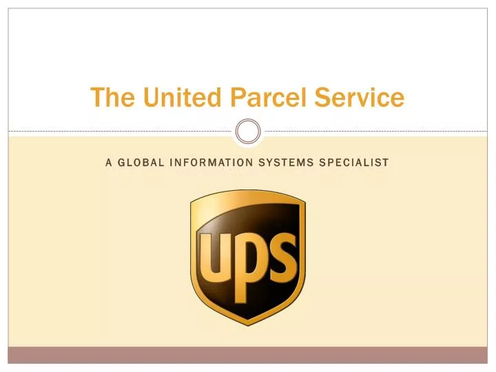 the united parcel service