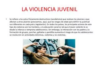 PPT - LA VIOLENCIA PowerPoint Presentation, Free Download - ID:2099514