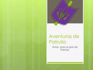 aventuras de patrulla