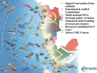 Signed Convention (Nam ratified) Functional &amp; staffed Commission Multi-national WGs