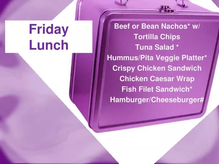 friday lunch