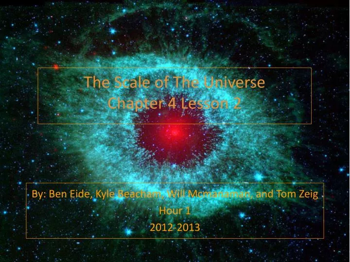 scale of the universe
