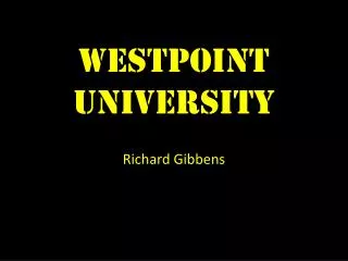 WESTPOINT University