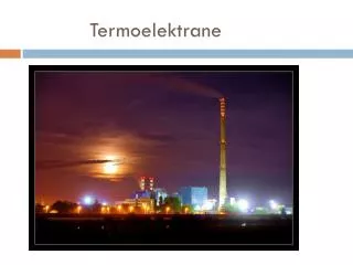 termoelektrane