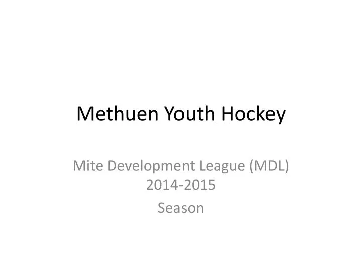 methuen youth hockey