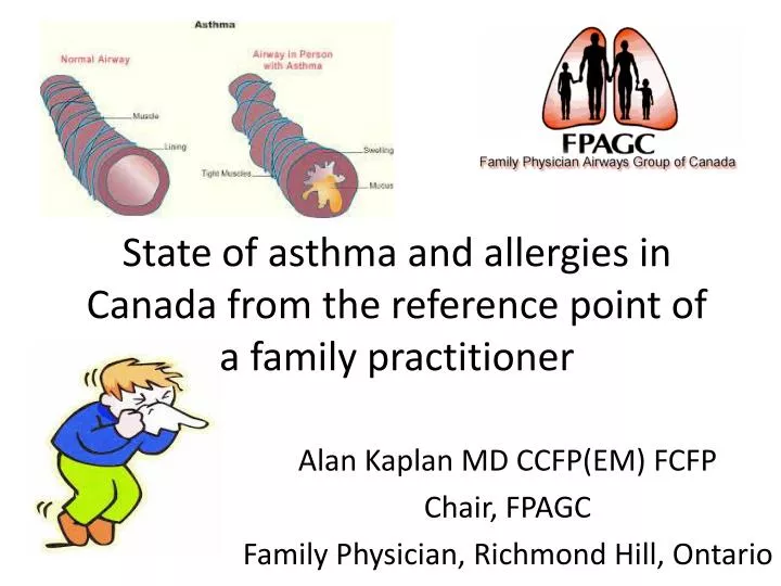 state of asthma and allergies in canada from the reference point of a family practitioner