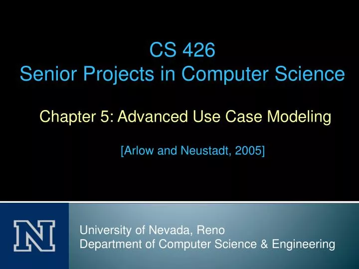 chapter 5 advanced use case modeling