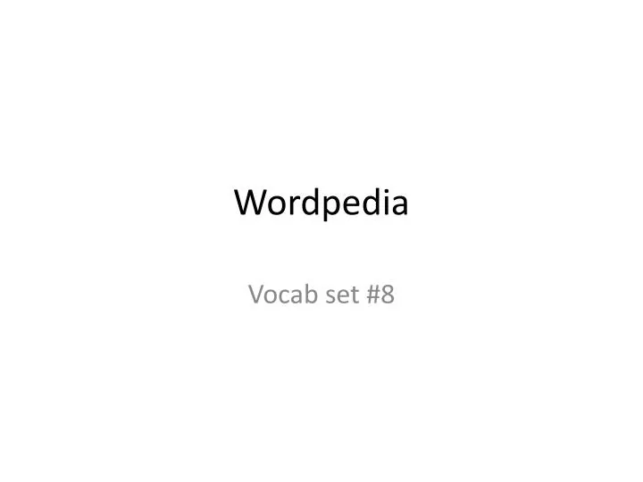 wordpedia