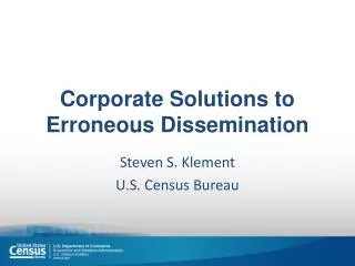 Corporate Solutions to Erroneous Dissemination