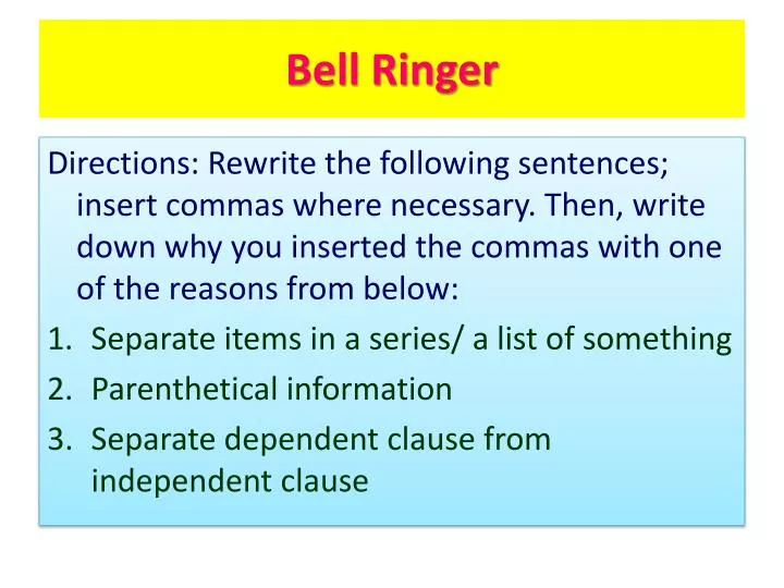 bell ringer