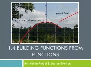 1.4 Building Functions from Functions