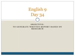 english 9 day 34