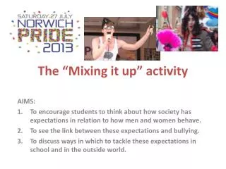 the mixing it up activity