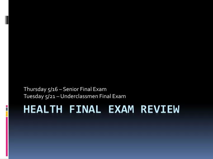 thursday 5 16 senior final exam tuesday 5 21 underclassmen final exam